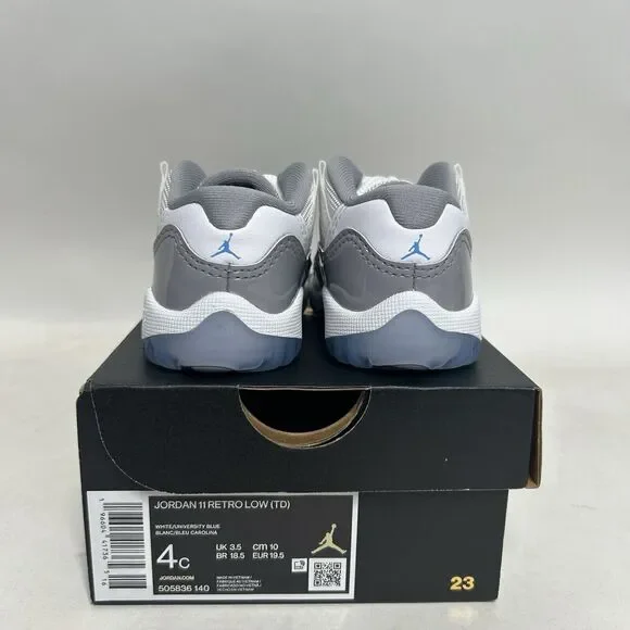 Nike Air Jordan 11 Retro Low TD “Cement Grey” 2024 - Picture 4 of 5